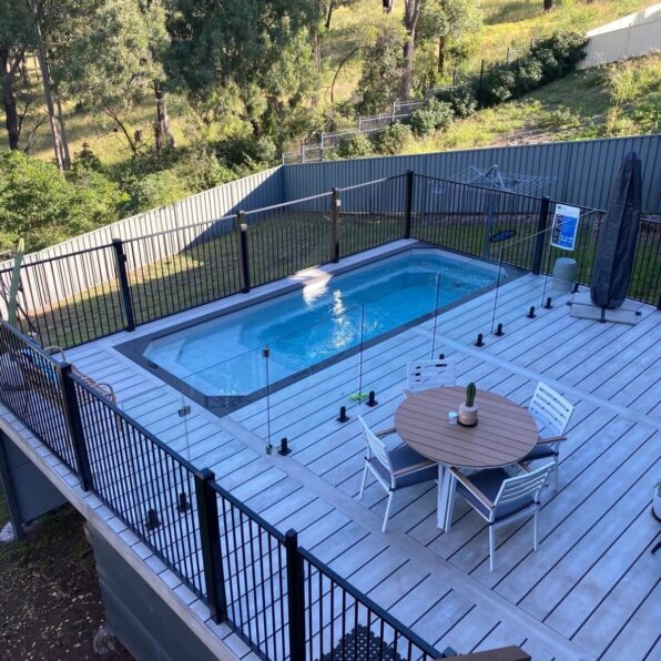 Little Pools Small Above Ground Fiberglass Plunge Pools Project Gallery 08