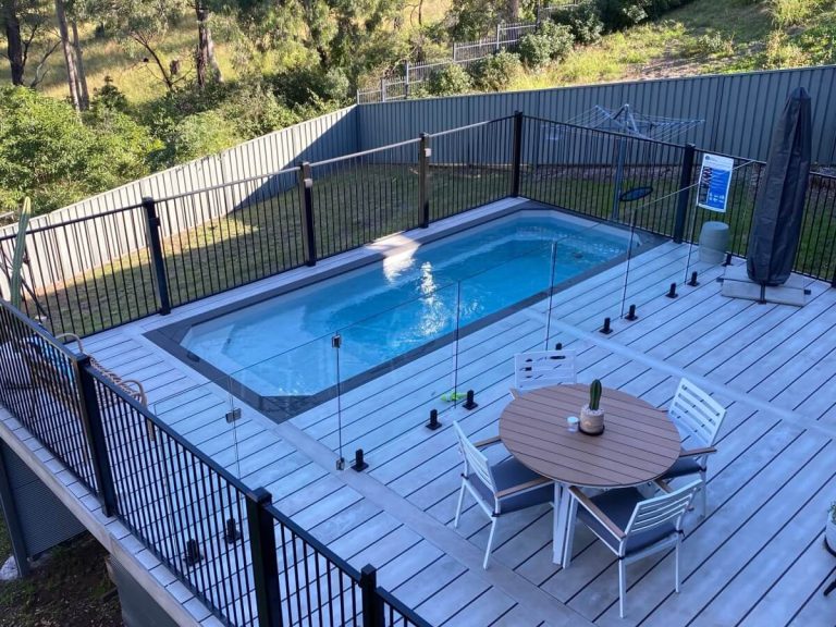 Little Pools Small Above Ground Fiberglass Plunge Pools Project Gallery 08