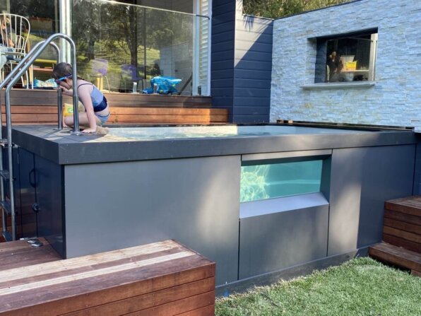 Little Pools Small Above Ground Fiberglass Plunge Pools Project Gallery 12