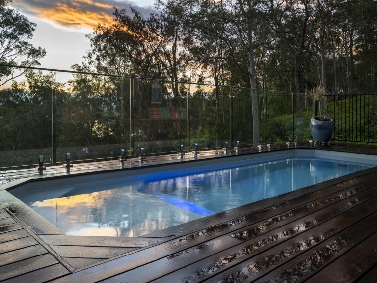 Little Pools Relax 6.3 Grey Marble plunge pool installation