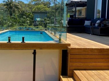 Decking adds cost to above ground pool price