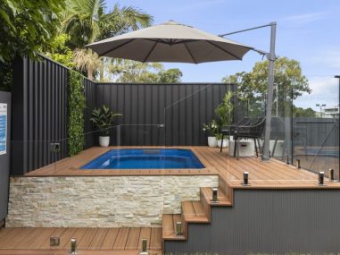 Luxury modern above ground pools from the Little Pool Co