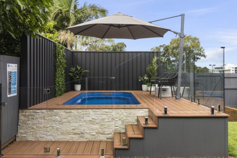 Luxury modern above ground pools from the Little Pool Co