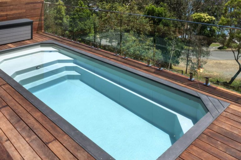 Little Pools Precast concrete pools vs above ground fiberglass pools