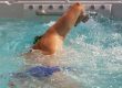 View,Of,Man,Swimming,Crawl,Against,The,Tide,In,A