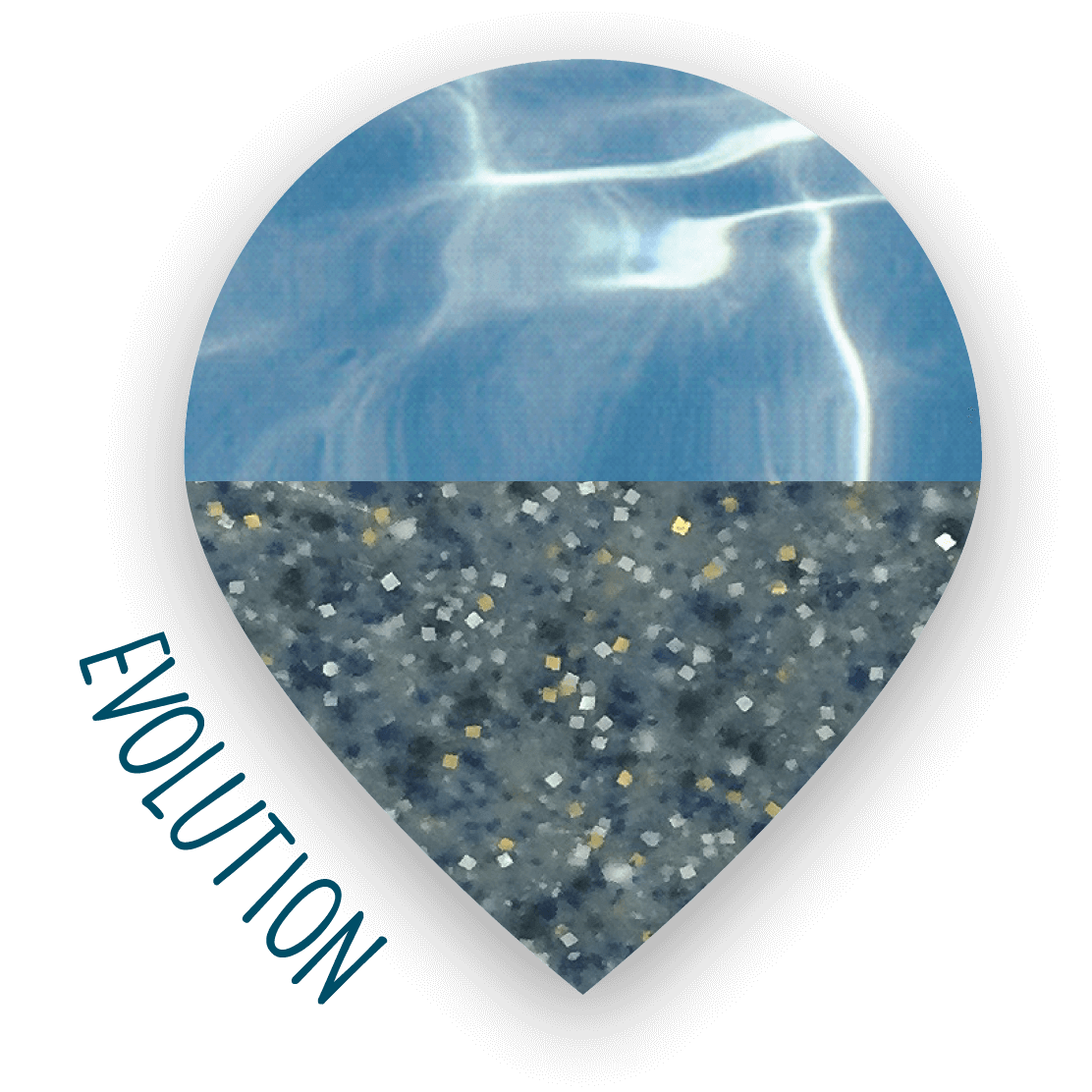 Evolution pool colour tile