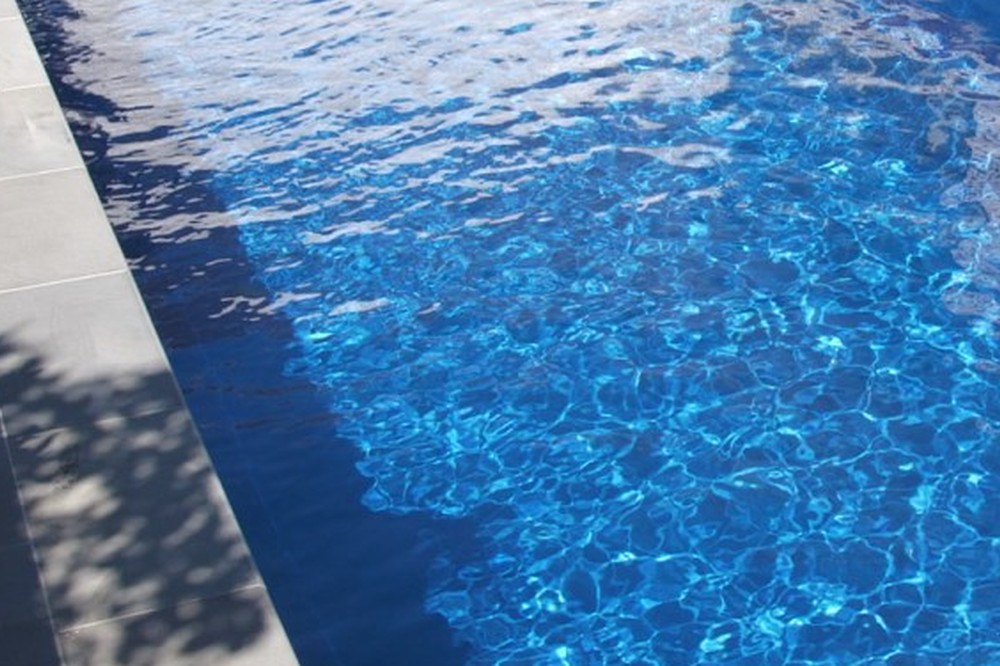 The Little Pool Co Fiberglass plunge pool installed Pacific pool color