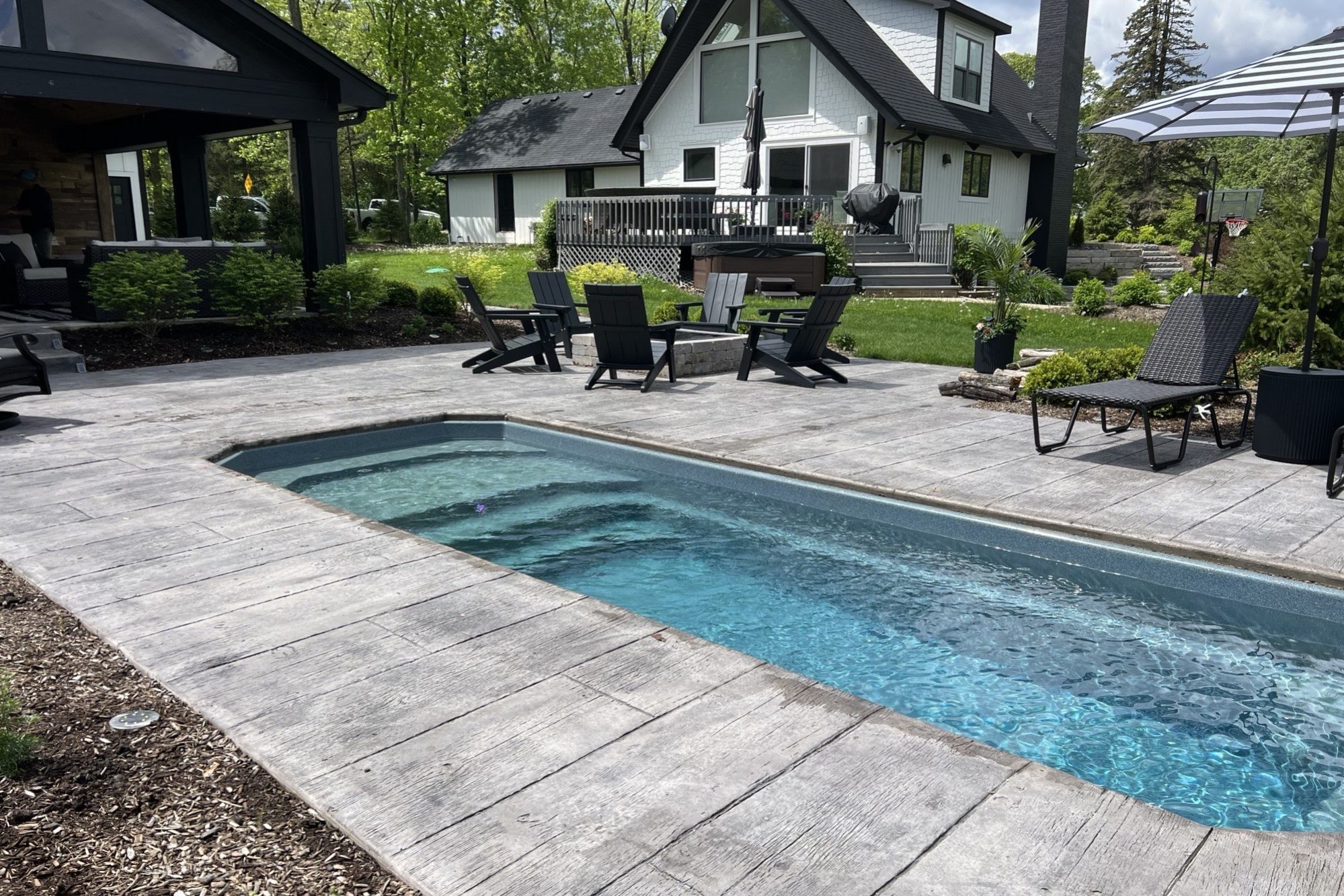 The Little Pool Co Relax pool installation