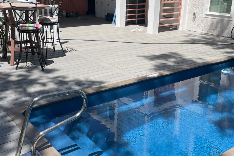 The Little Pool Co Relax 5 2 fiberglass pool installation